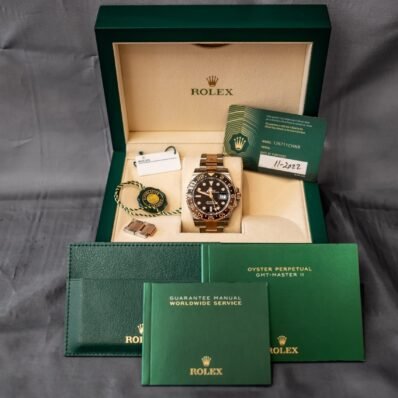 2022 Rolex GMT-Master II 18k Rose Gold and Steel