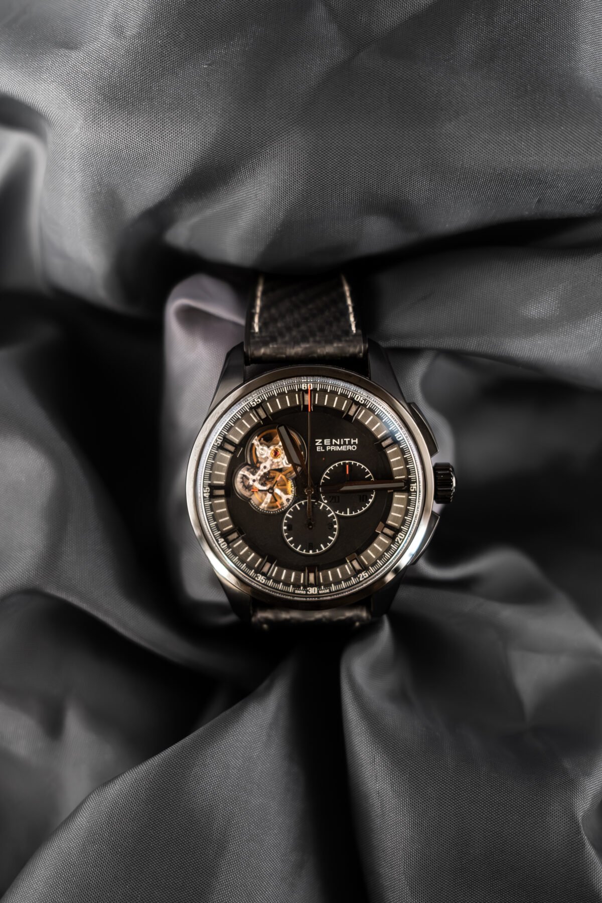 Zenith El Primero Chronomaster Rolling Stones Edition chronograph watch front view
