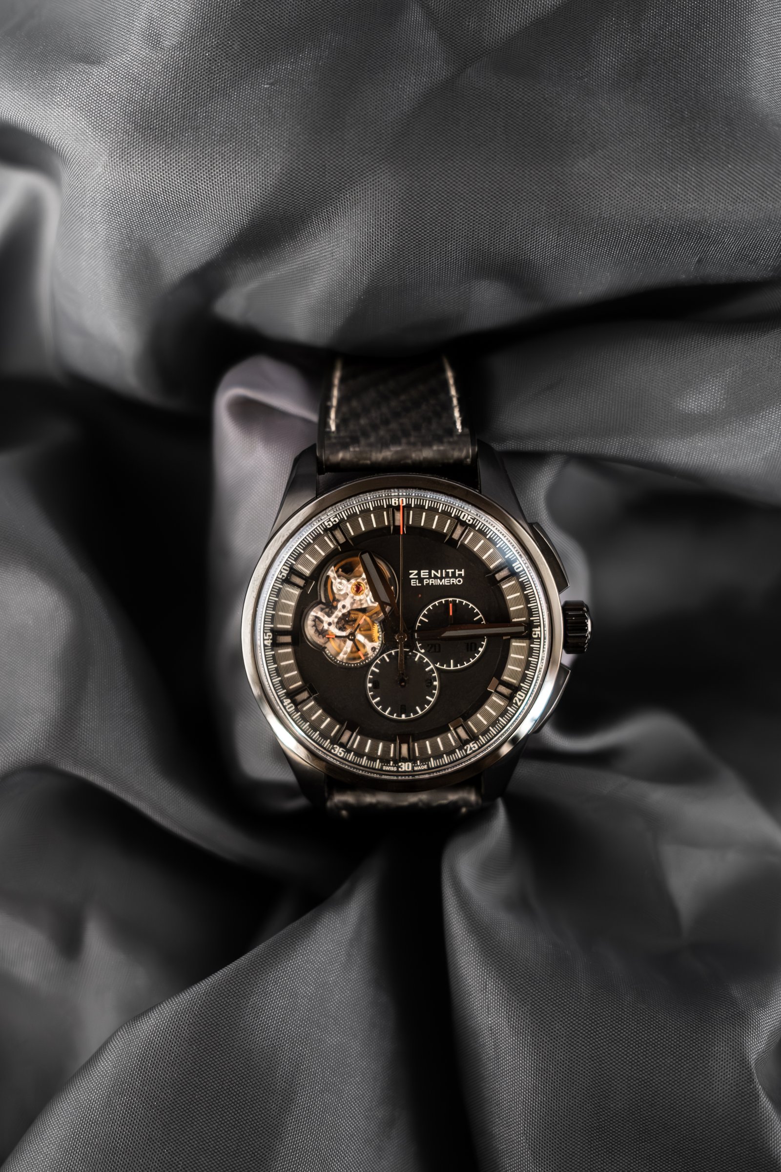 Zenith El Primero Chronomaster Rolling Stones Edition chronograph watch front view