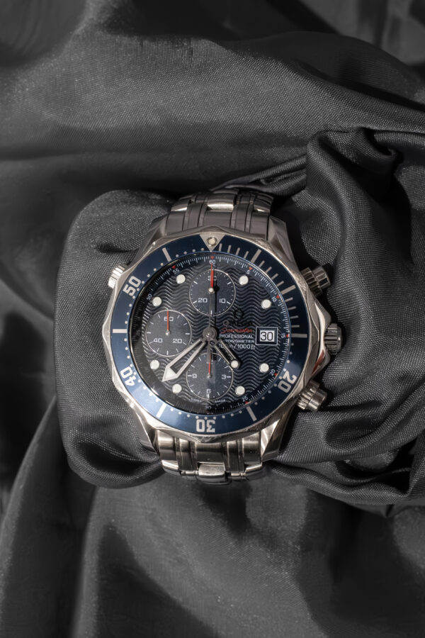 2008 Omega Seamaster Chronograph 2599.80.00 Navy Dial