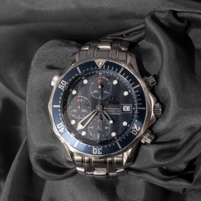 2008 Omega Seamaster Chronograph 2599.80.00 Navy Dial