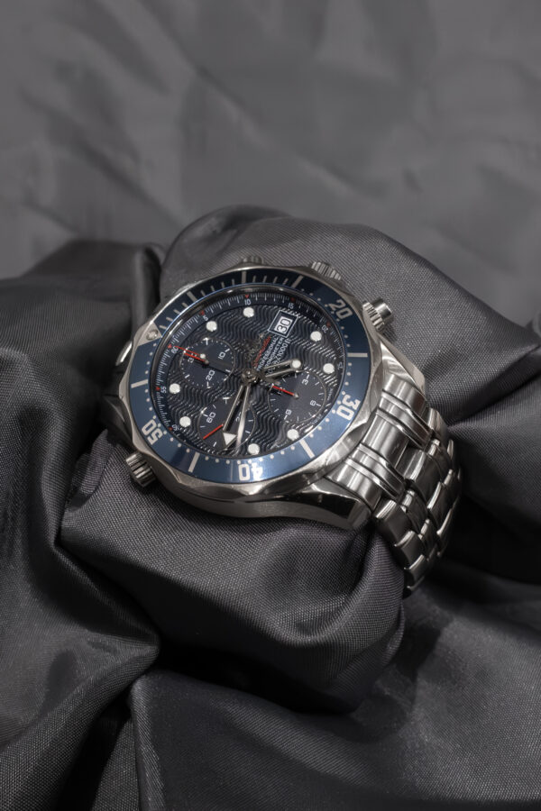 2008 Omega Seamaster Chronograph 2599.80.00 Navy Dial