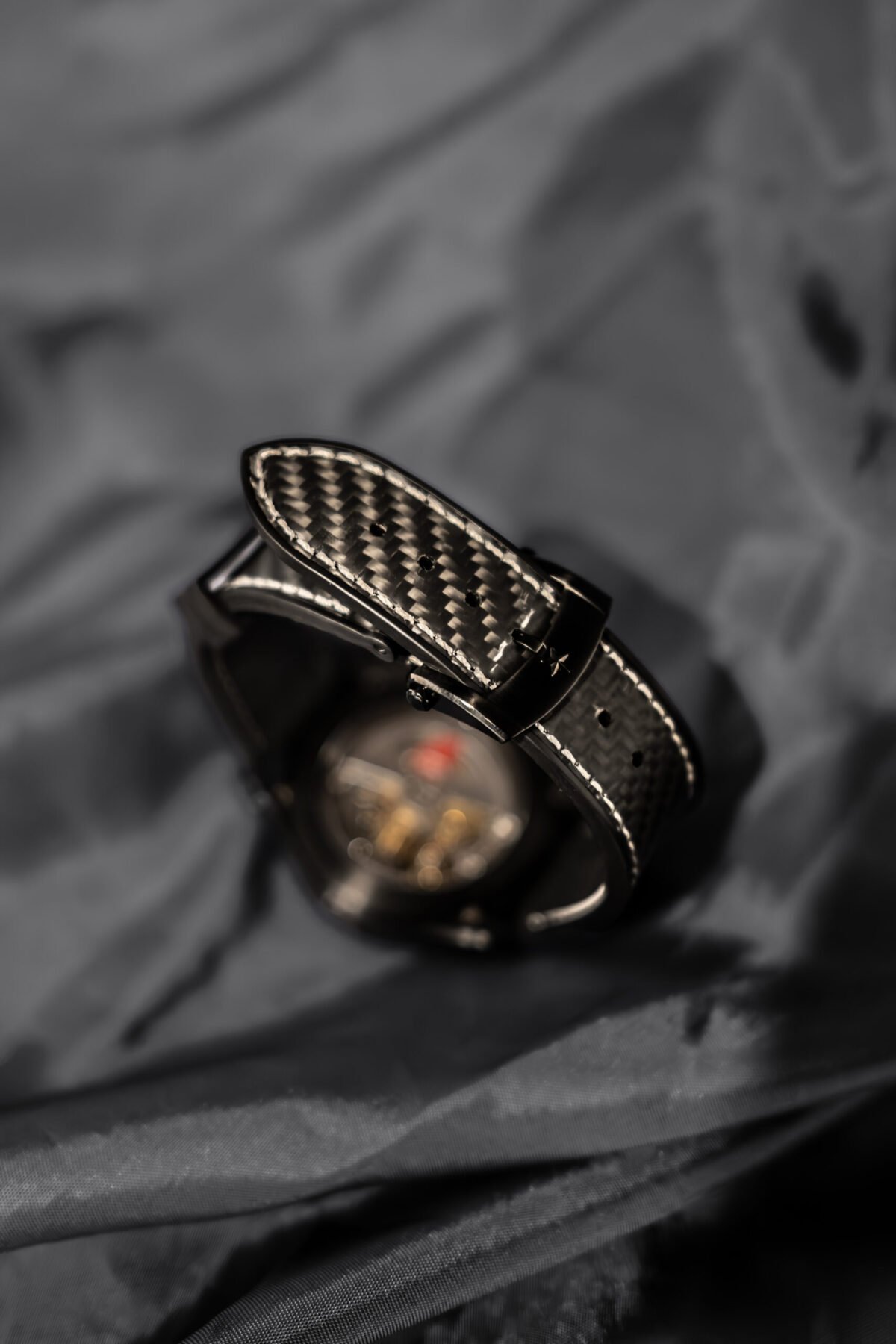 Clasp detail of the Zenith El Primero Chronomaster Rolling Stones Edition bracelet