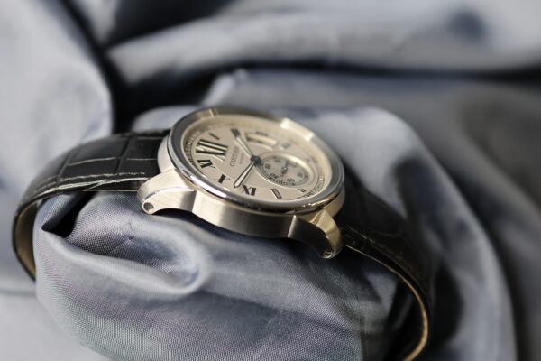 2011 Cartier Calibre De Cartier W7100037 Silver Dial