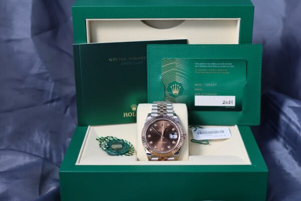2021 Rolex Datejust 126331 Chocolate Dial