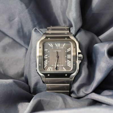 2021 Cartier Santos CRWSSA0037 Black Dial