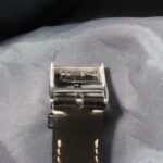 A. Lange and Söhne 1815 platinum tang buckle back showing PT950 hallmark