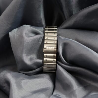 Cartier Santos Large CRW4SA0005 bracelet folding clasp with SmartLink system