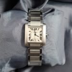 Cartier Tank Française Automatic 28x32mm stainless steel Ref. 2302 watch front view