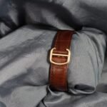 Cartier Tortue WGTO0002 18k rose gold deployant clasp on leather strap