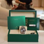 Rolex Explorer 36mm 14270 stainless steel watch with original box and papers