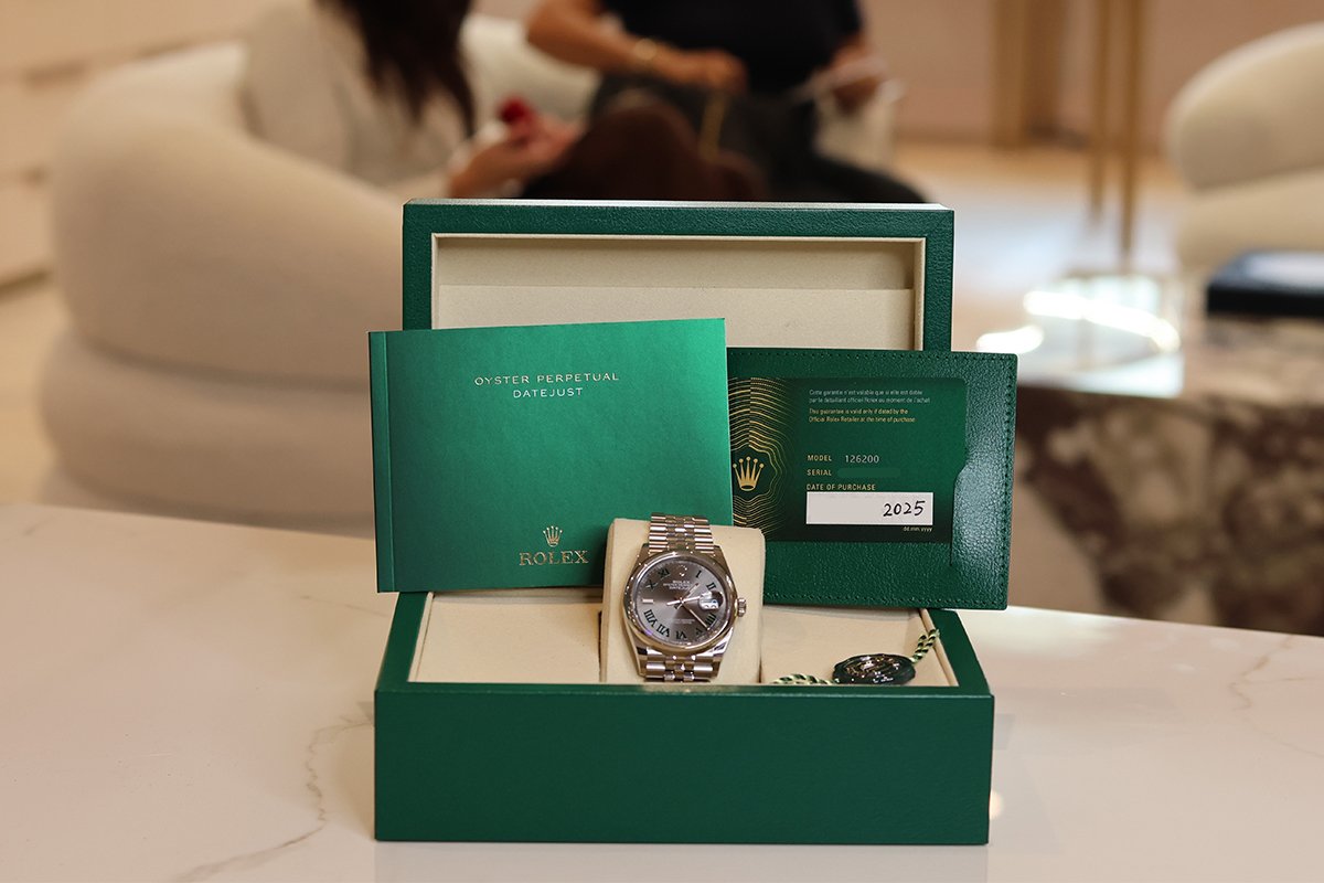 Rolex Explorer 36mm 14270 stainless steel watch with original box and papers