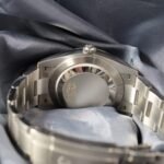 Rolex Oyster Perpetual 41mm 124300 green dial stainless steel watch side view