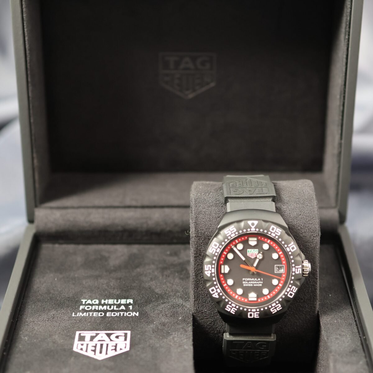 TAG Heuer Formula 1 Solargraph 38mm WBY1114.FT8084 with original box and papers