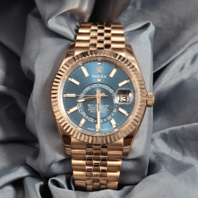 Rolex Sky-Dweller 42mm Teal Dial – Ref. 336935 (2024, Full Set)