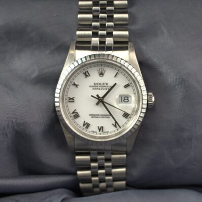 Rolex Datejust 36mm White Dial – Ref. 16220 (1999)