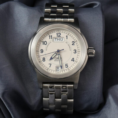 Oris Big Crown Day-Date 35mm White Dial – Ref. 7501