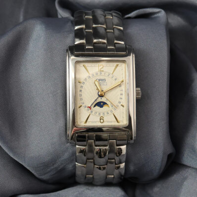 Oris Moonphase 26mm x 30mm White Dial – Ref. B7460