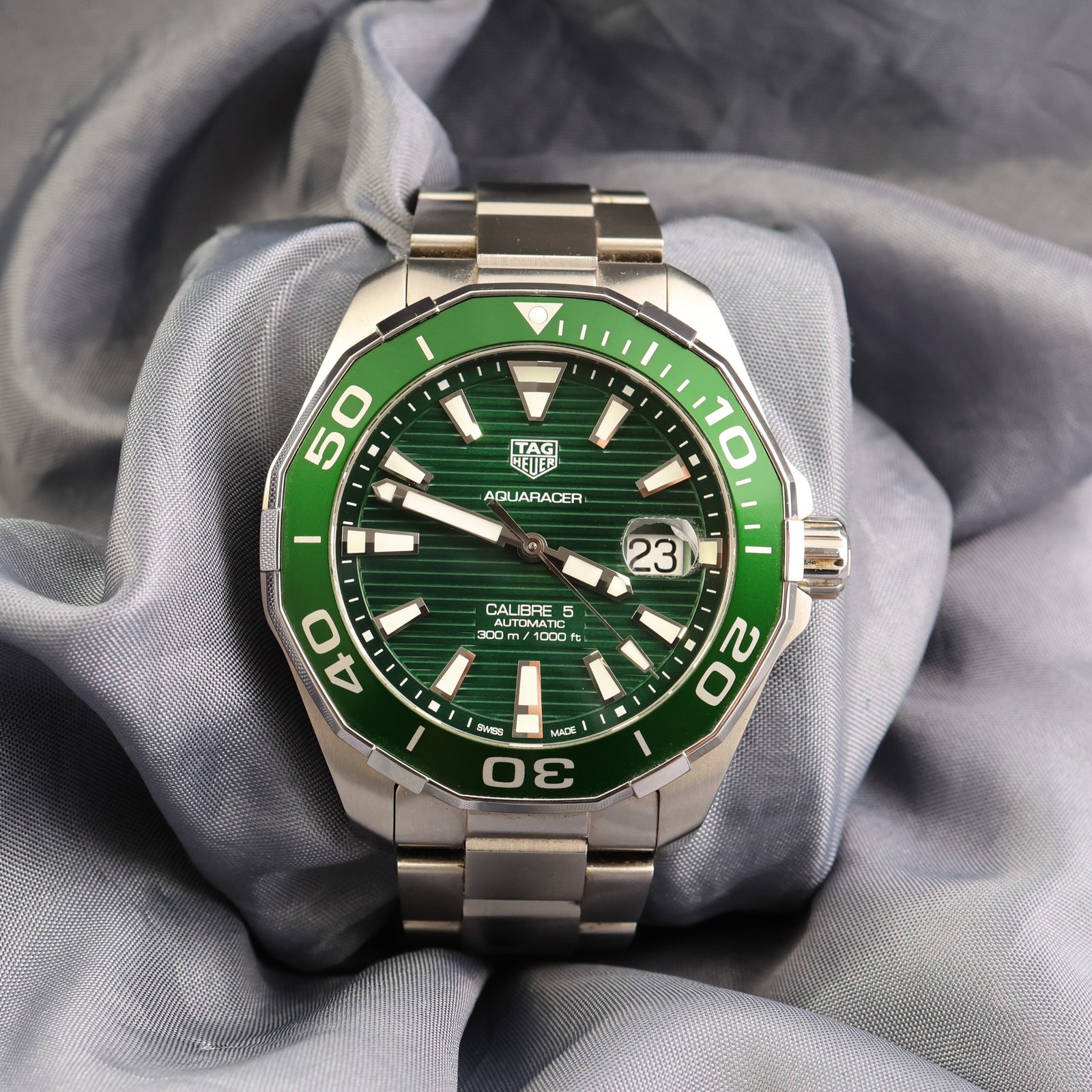 TAG Heuer Aquaracer Professional 300 43mm Green Dial – Ref. WBP201B.BA0632 (2021)