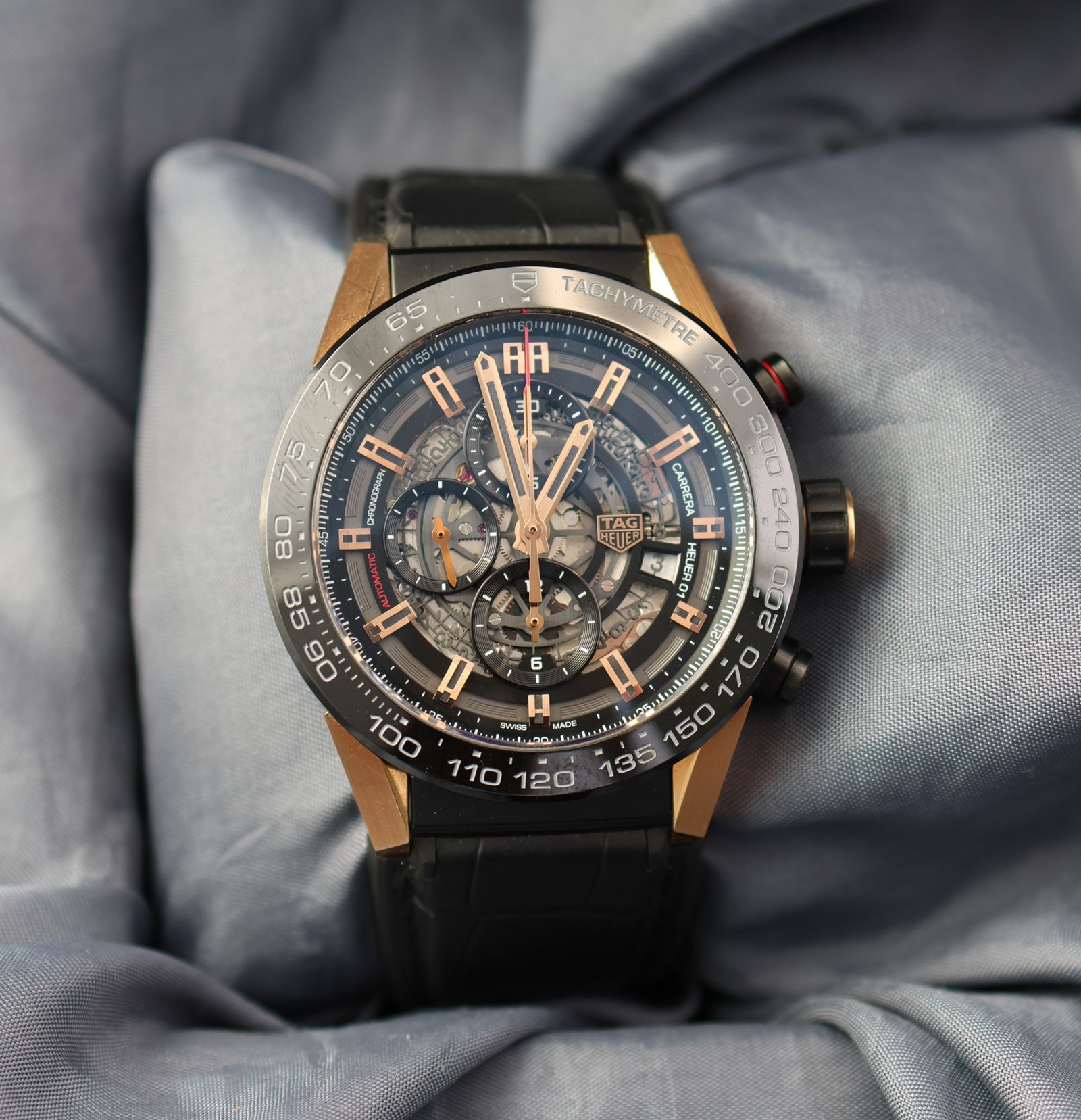 TAG Heuer Carrera Calibre Heuer 01 Skeleton Dial – Ref. CAR2A5A.FT6044 (2025)
