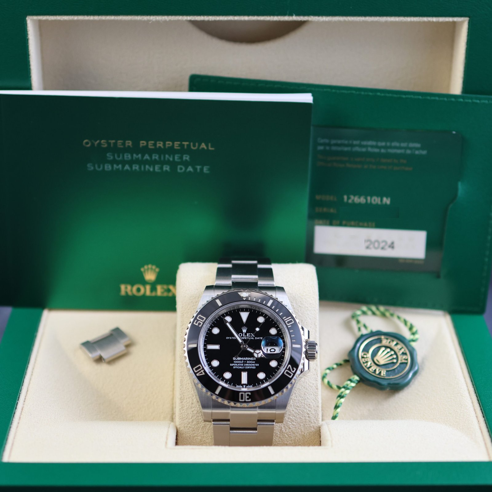 Rolex Submariner Date 41mm Black Dial – Ref. 126610LN (2024)