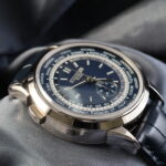 Patek Philippe World Time Flyback Chronograph Blue Guilloché Dial – Ref. 5930G-010 (2021)